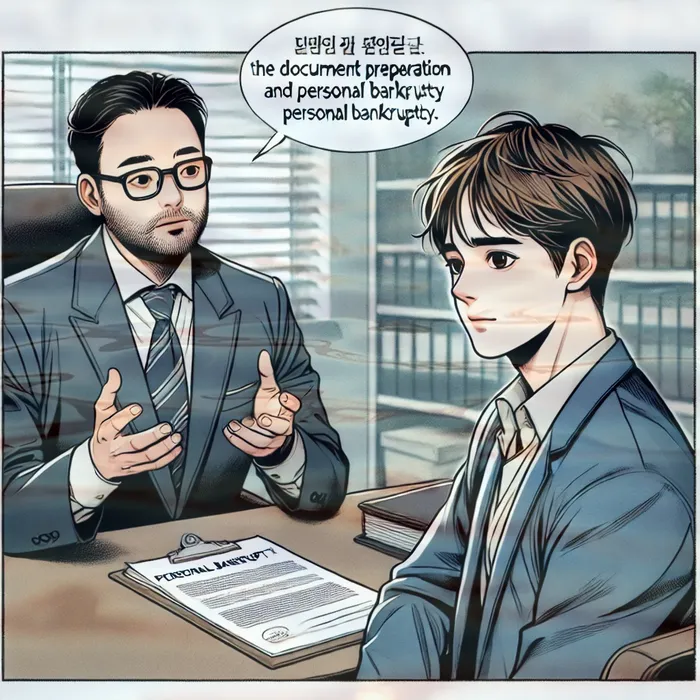 개인파산과 비교